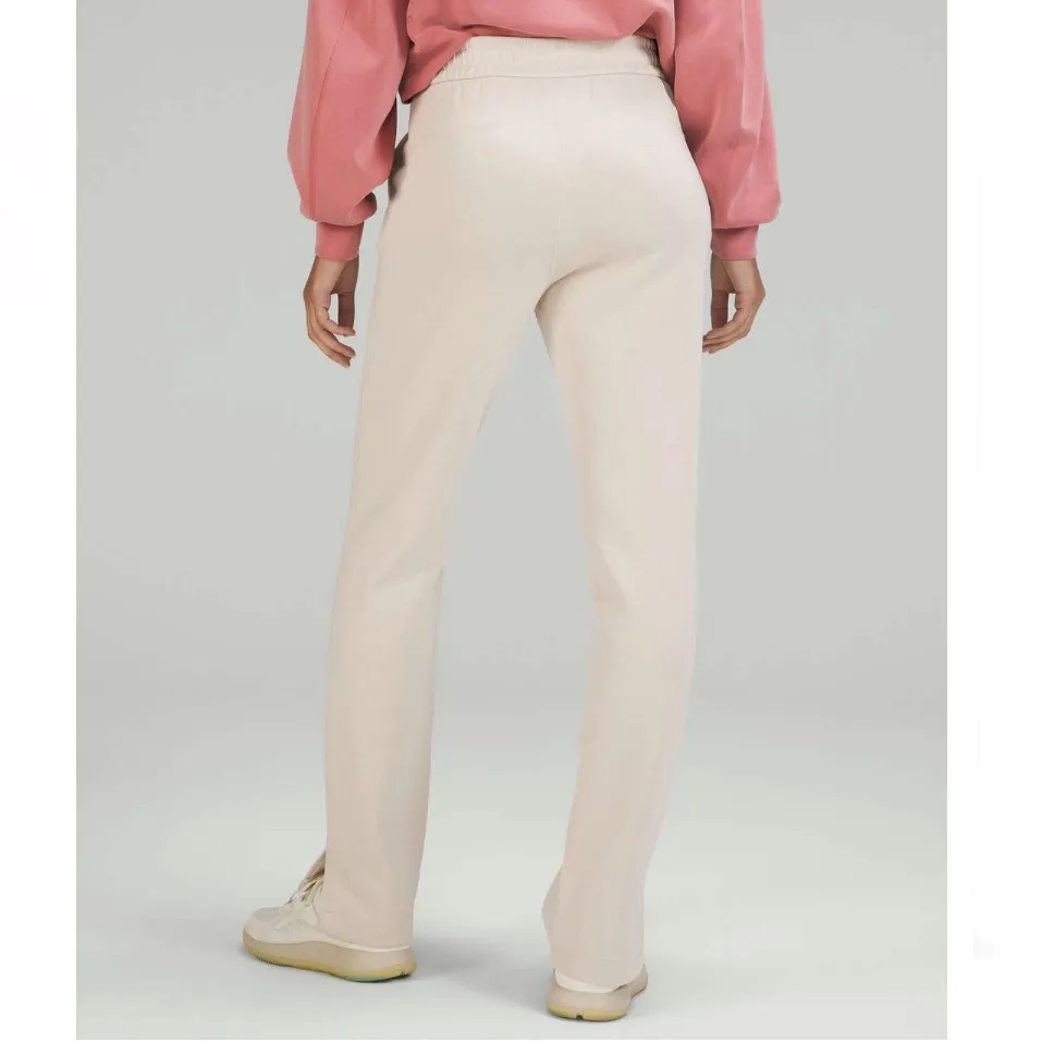 Lululemon Brushed Softstreme Split Hem Highrise Pants Sz 2 N. Ivory‎ - Image 10