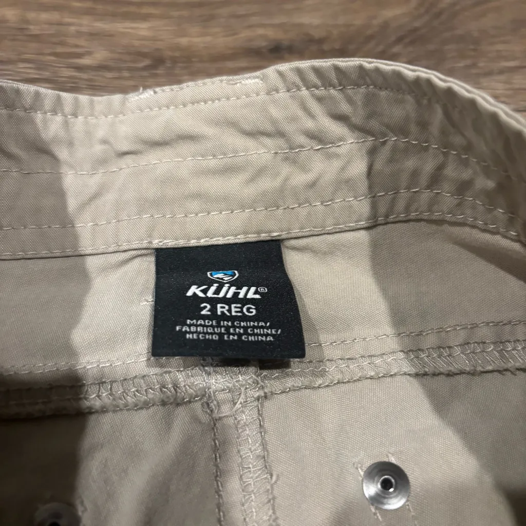 KÜHL Legendary Khaki Pants Women’s Size 2 Regular Outdoor Hiking Travel - Image 3