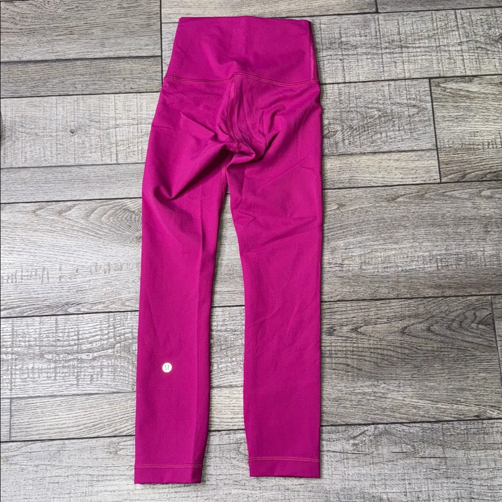 lululemon athletica High Rise Magenta Leggings - Image 7