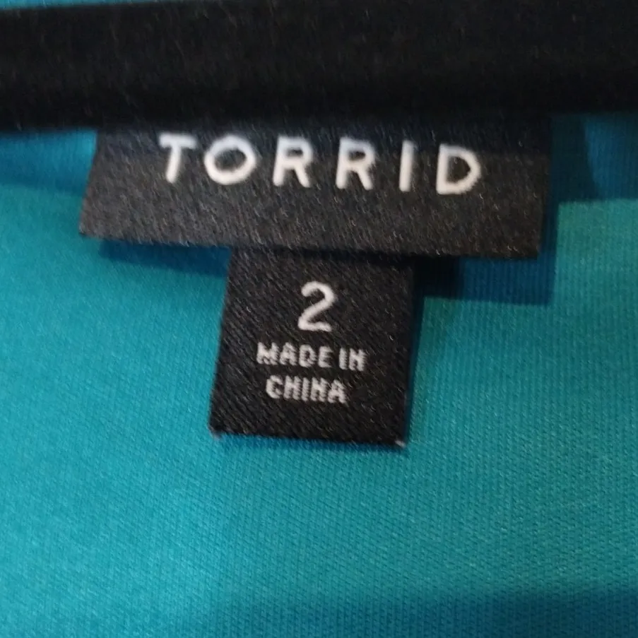 Torrid Size 2X Teal Textured Sleeveless Sweetheart Neck Lined Skater Mini Dress - Image 5