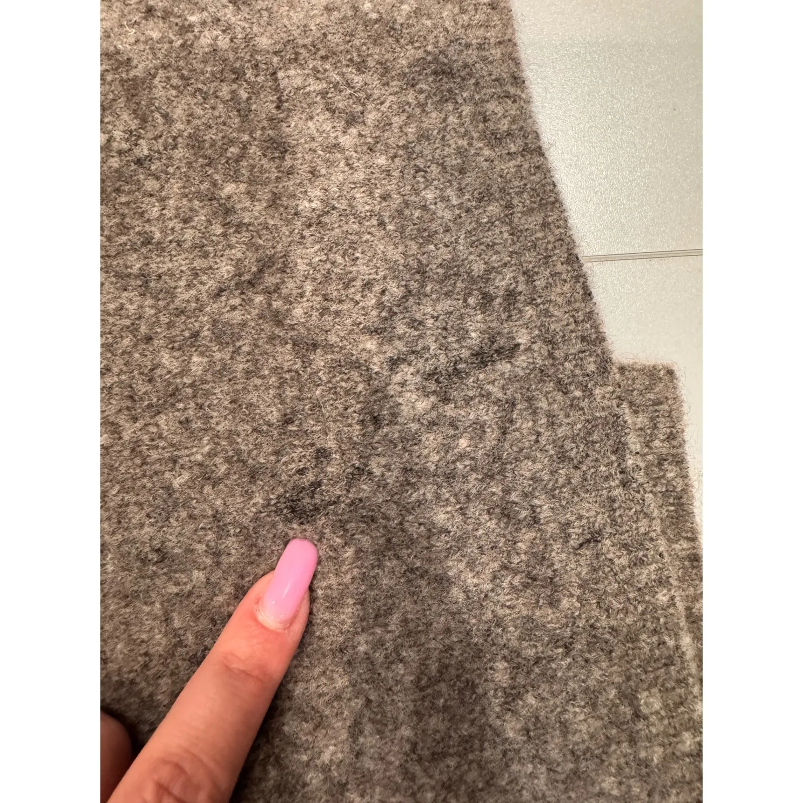 Babaton Aritzia Alpaca Wool Blend Longline Coat Taupe Gray Size S - Image 13