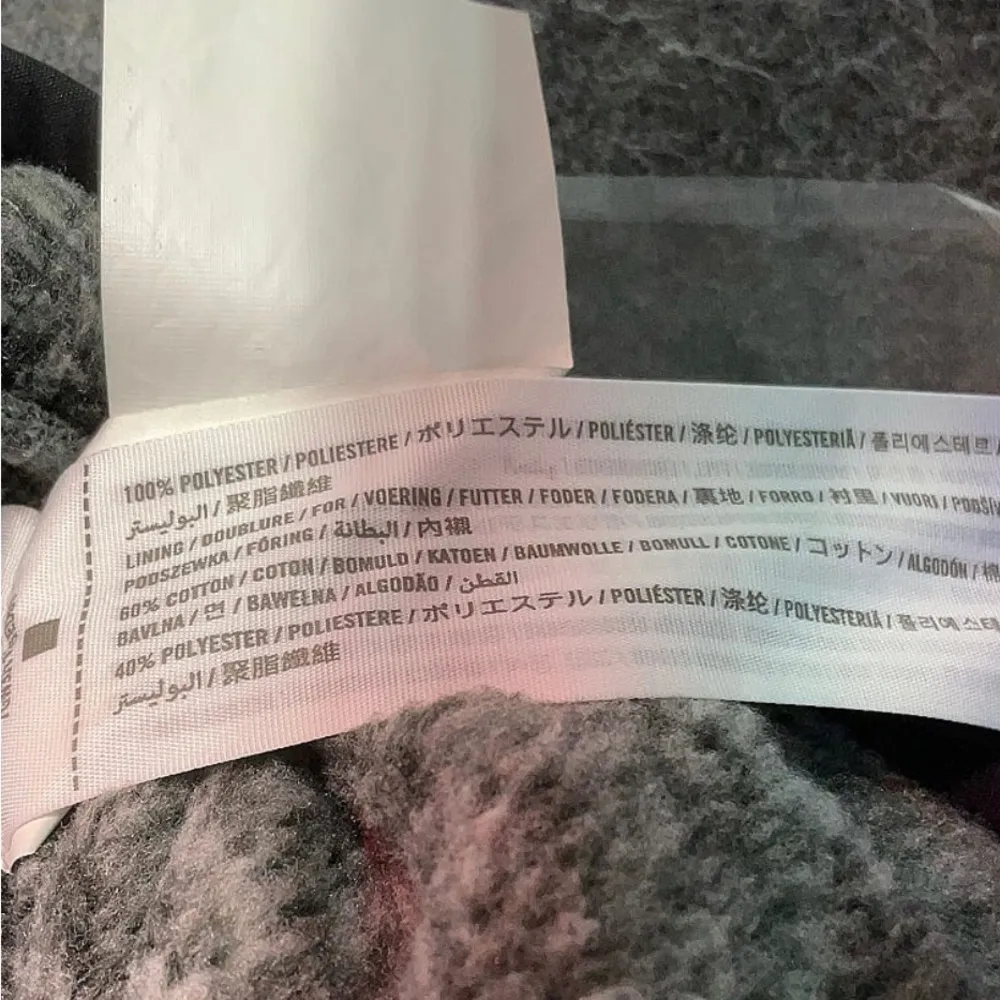 Abercrombie & Fitch Gray & Black Turtleneck Sweater Asymmetric Side Snap Buttons - Image 6