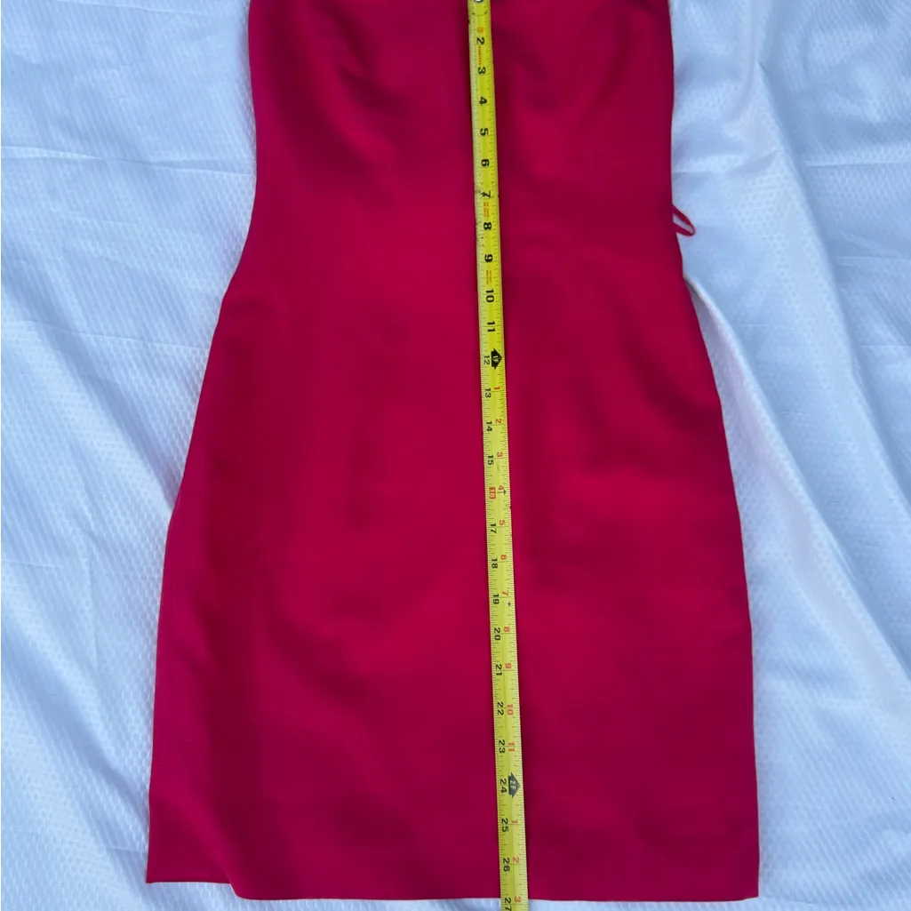 Gillia Fuchsia Backless Dress Red Size 4 - Image 2