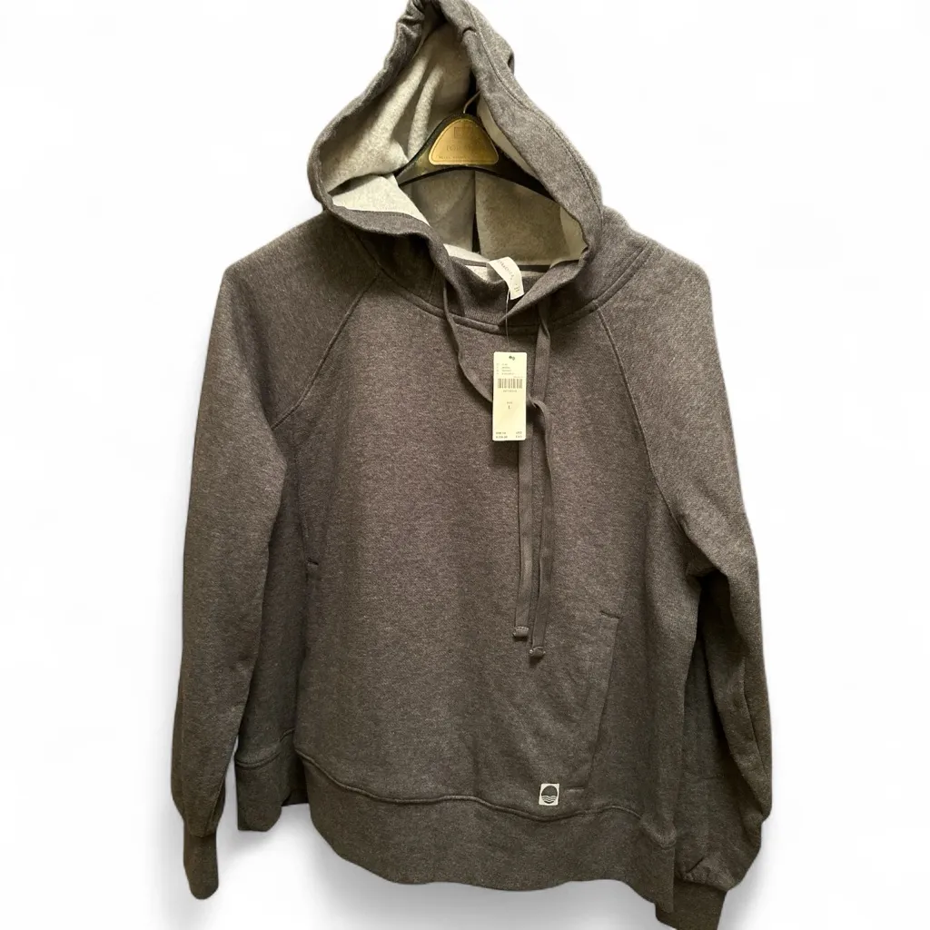 NWT Daily Practice by Anthropologie Slim Heathered Pullover Dk Grey L - Image 8