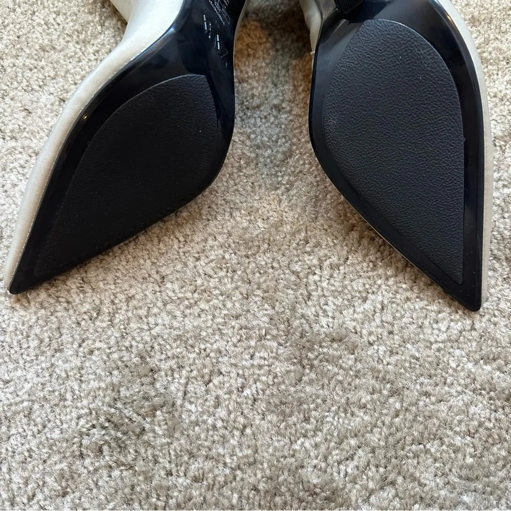 Zara Beige Ankle Boots - Image 5