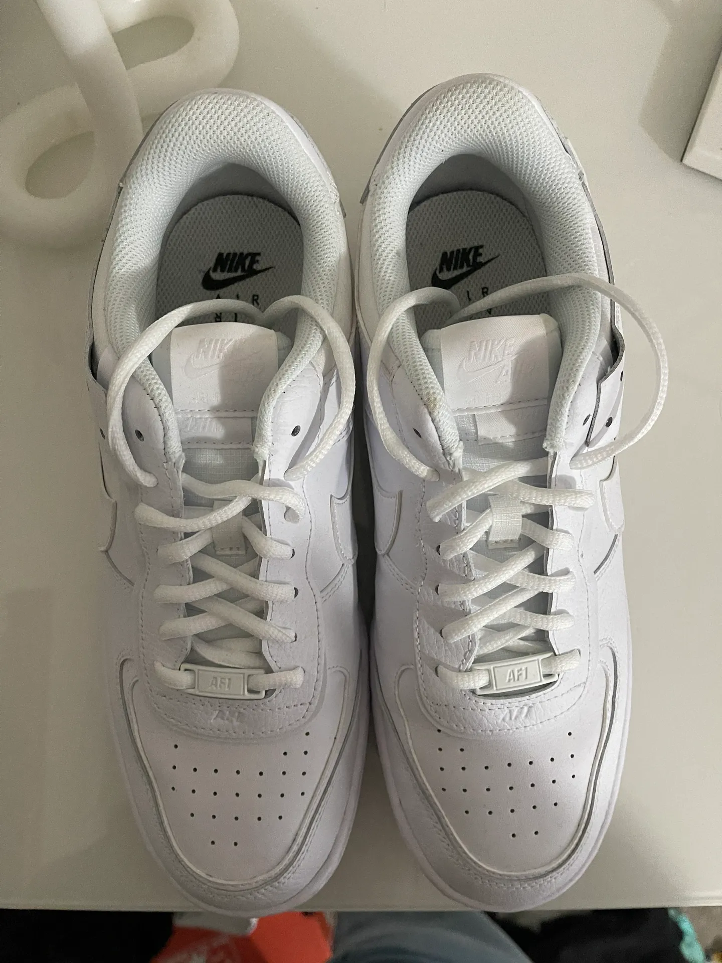 Nike White Air Force 1 Shadow - Image 2