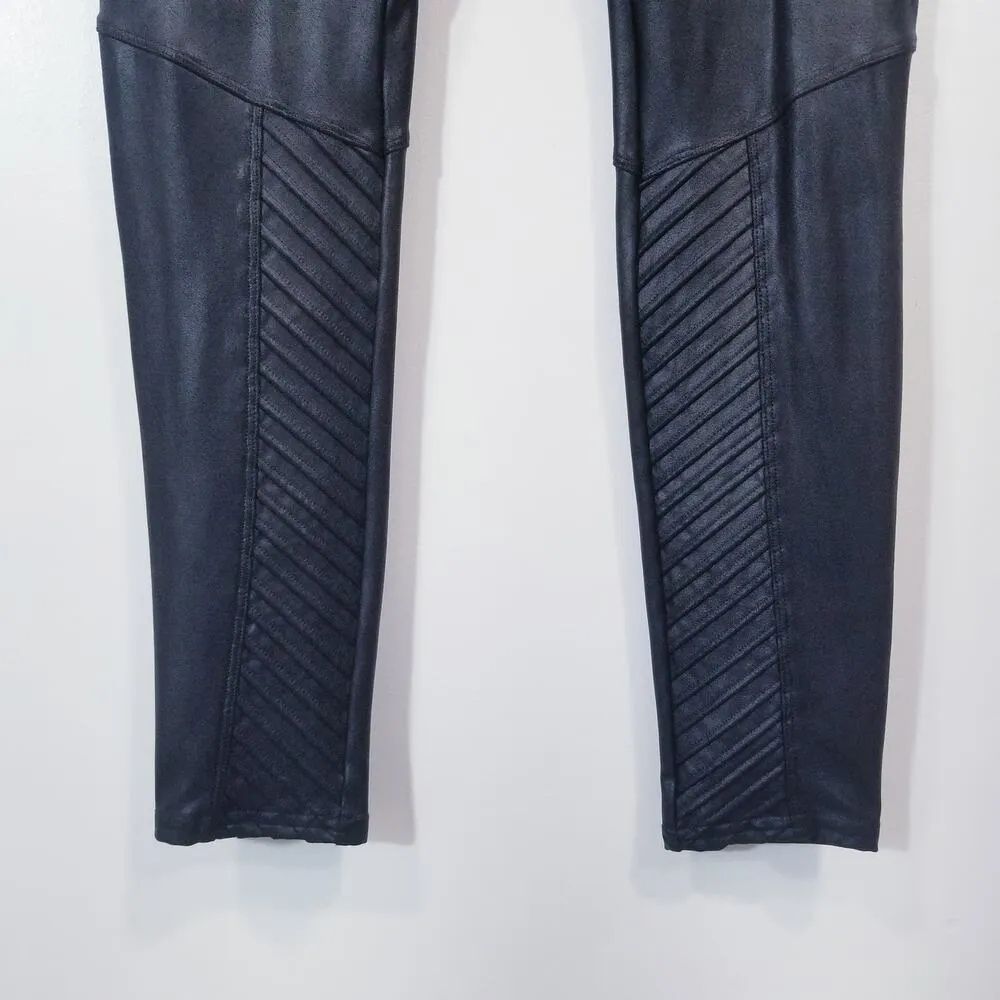 SPANX Faux Leather Moto Leggings - Image 9