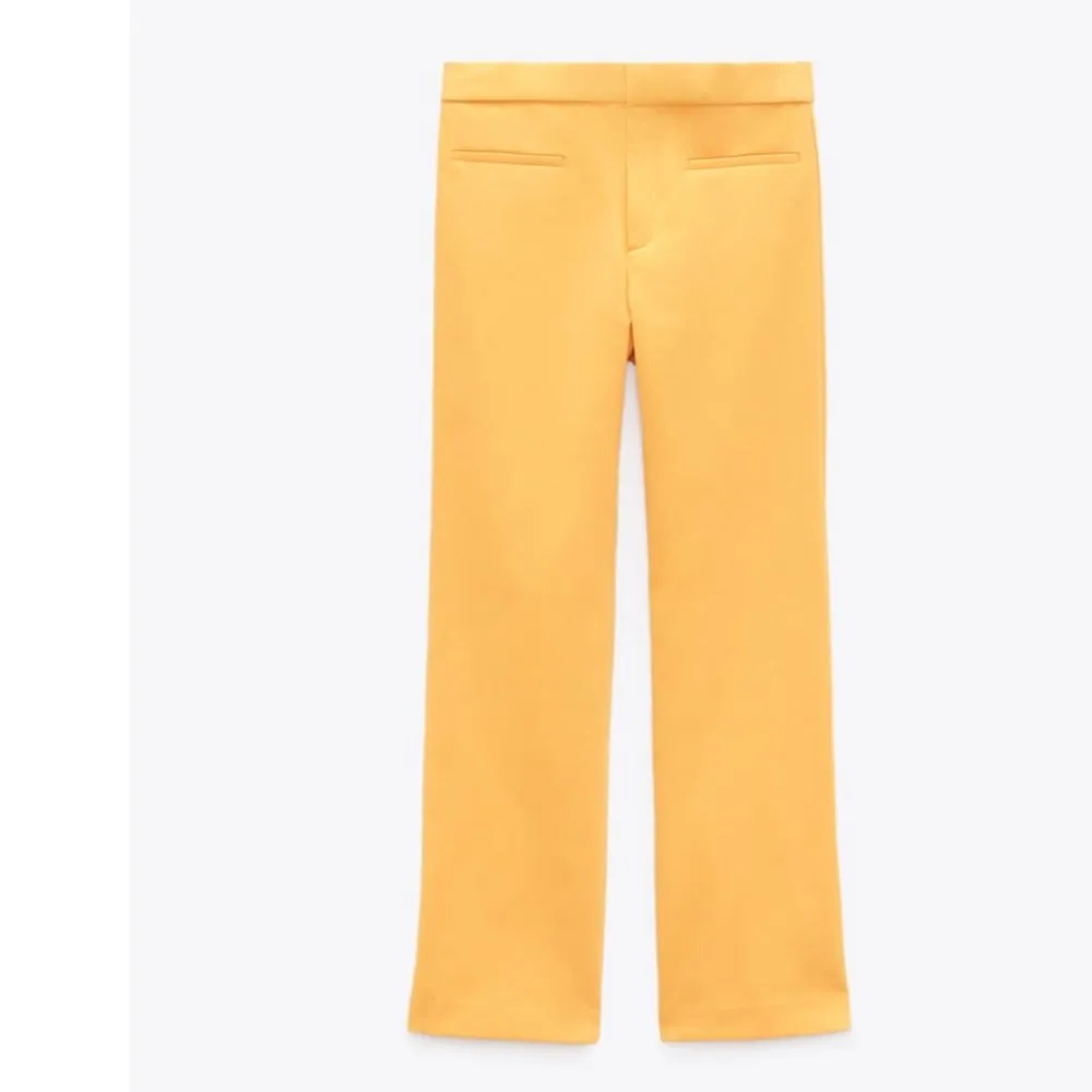 NWT  MINI FLARE PANTS Tangerine - Image 5