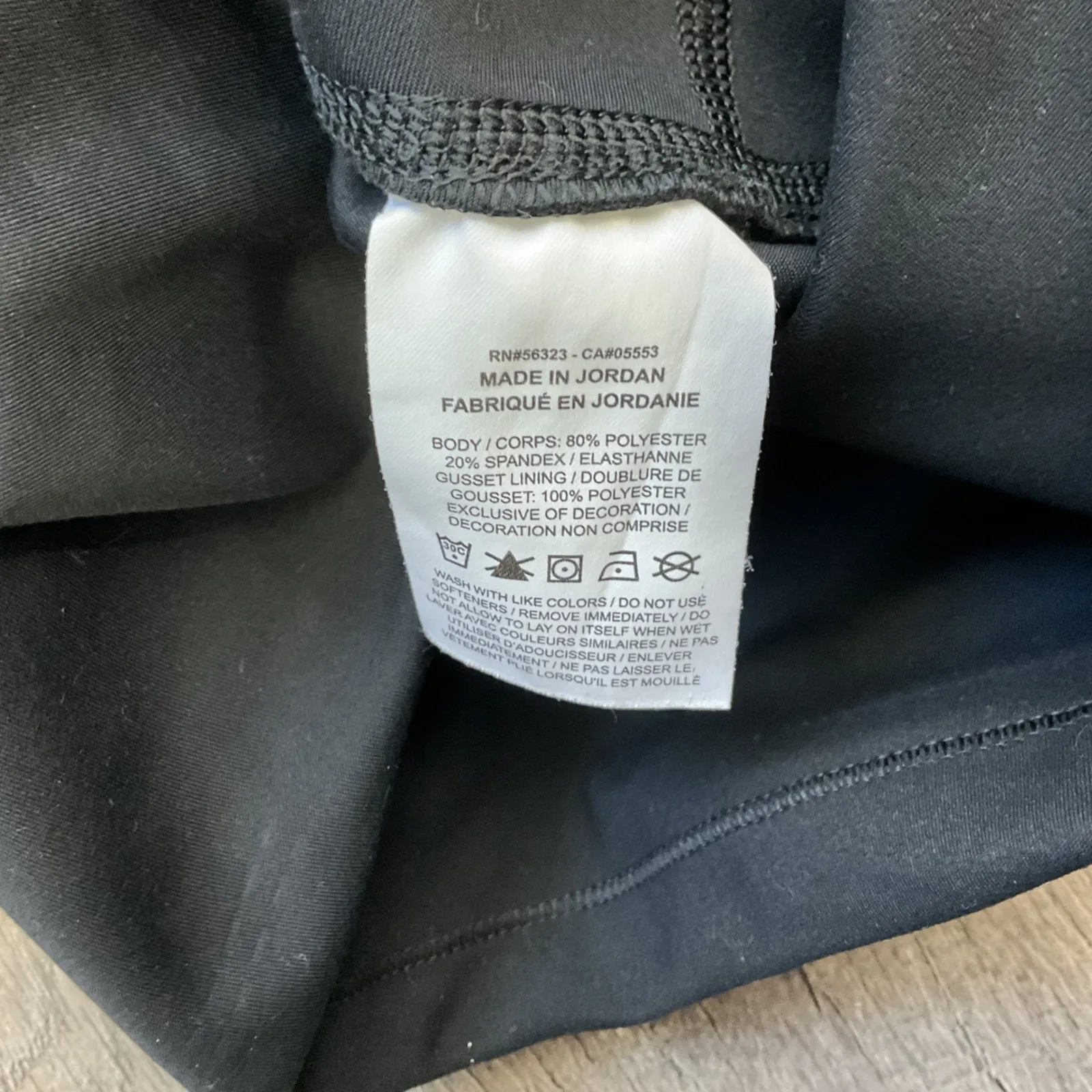 Nike Yoga Dri-FIT Medium Black High-Waisted Leggings Women's Workout Pants - Image 4