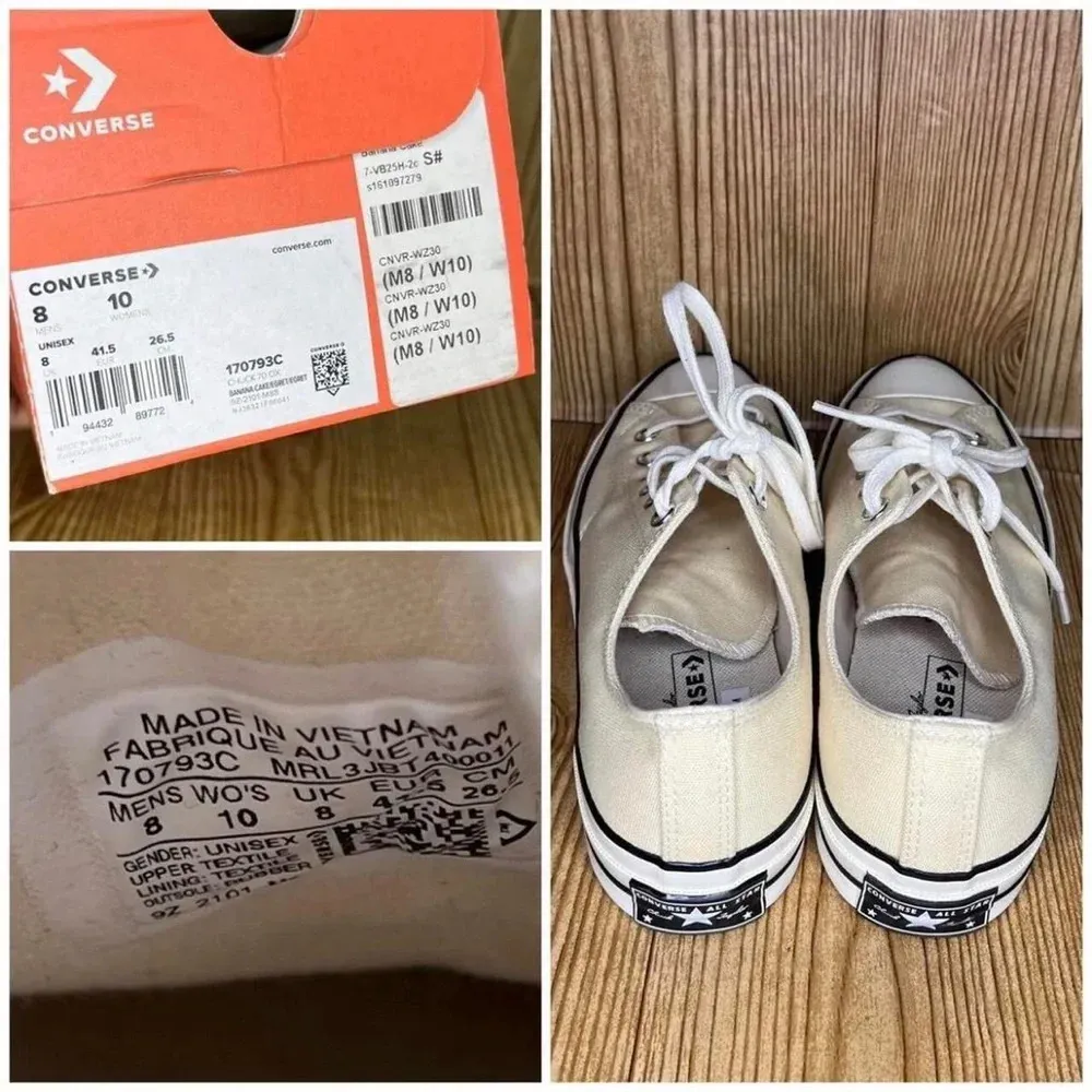 Converse CHUCK 70 OX Vintage Canvas Chuck Athletic sneakers Shoes 170793C - Image 4