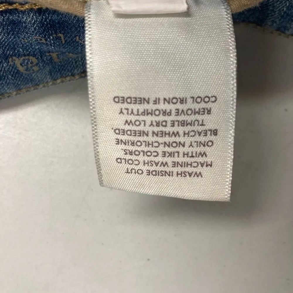 Sonoma Women’s Jeans‎ Size 8 Regular Hand measures Larger Distressed Boot Cut - Image 7