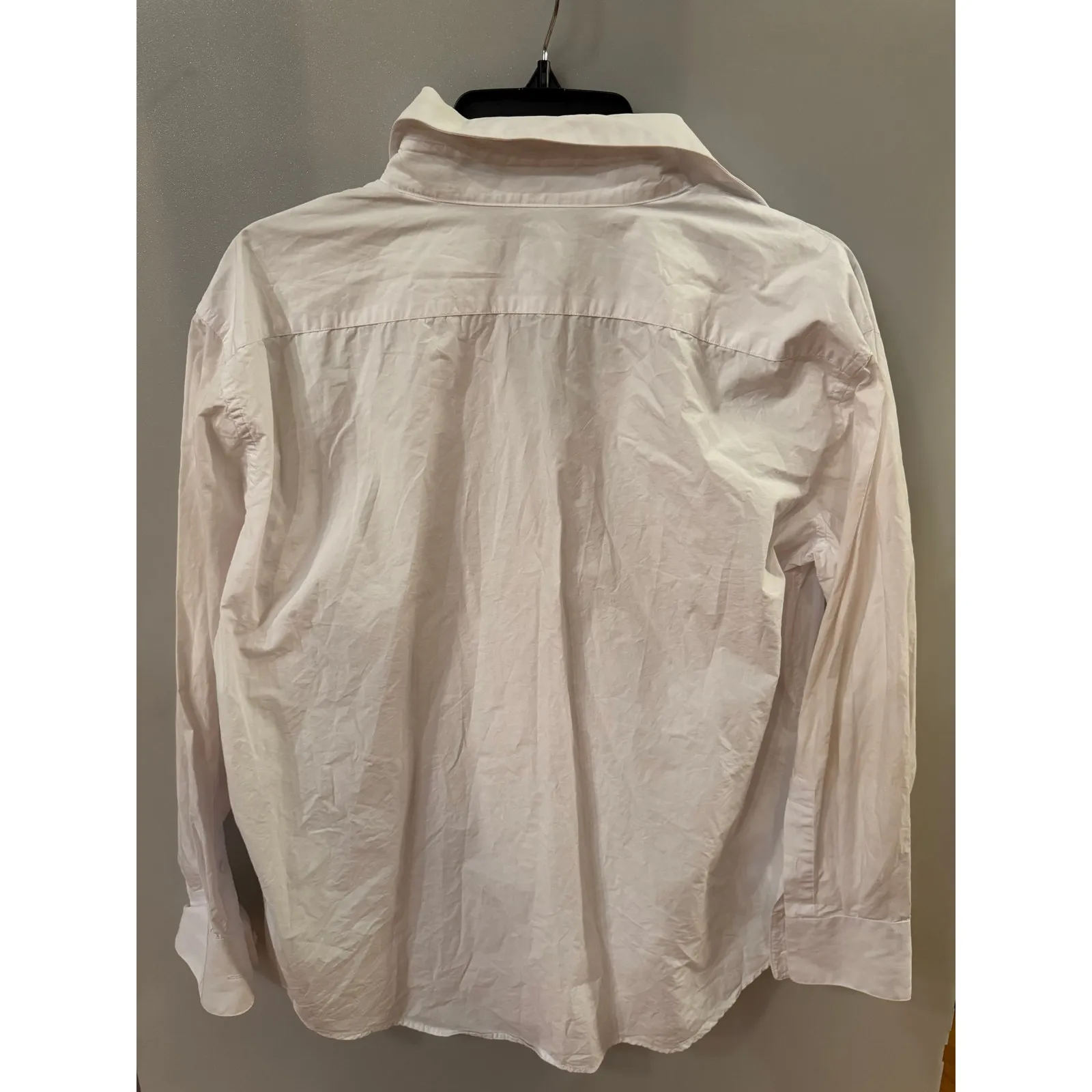 Nordstrom White Cotton Long Sleeve Button Up - Large (new) - Image 4
