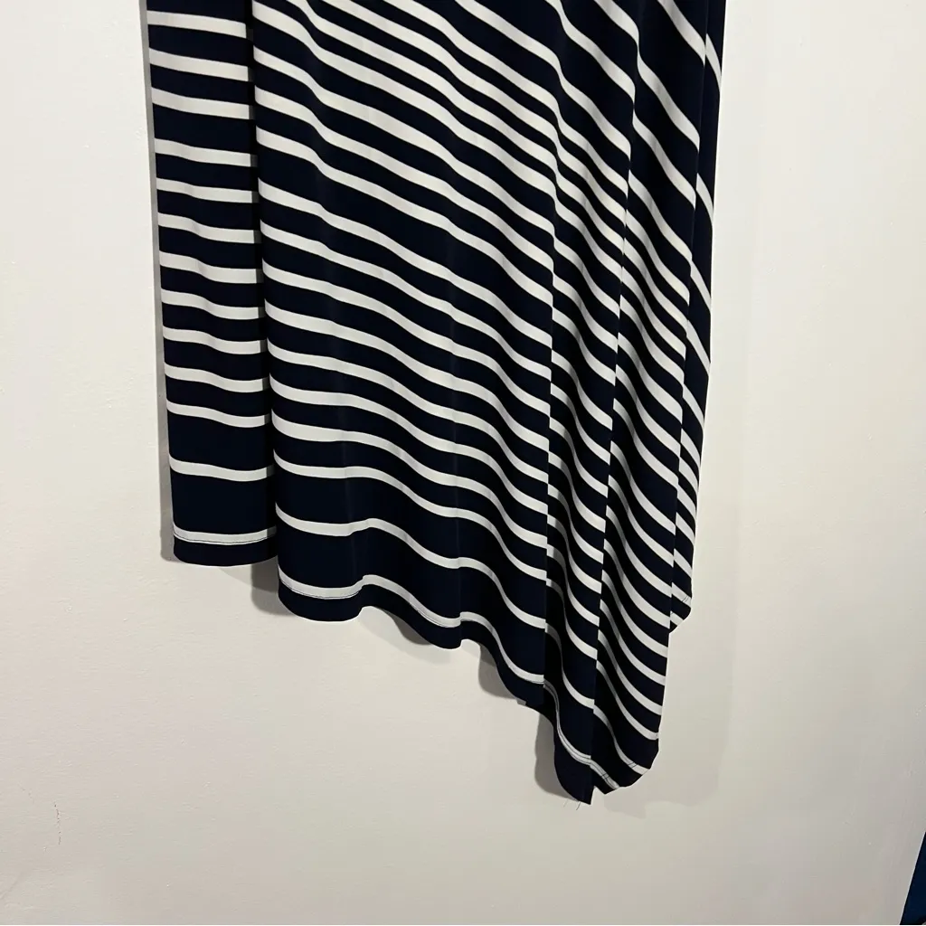 New Chico's Knit Kit Striped Midi Skirt‎ Size Medium Chico's Size 1 - Image 9