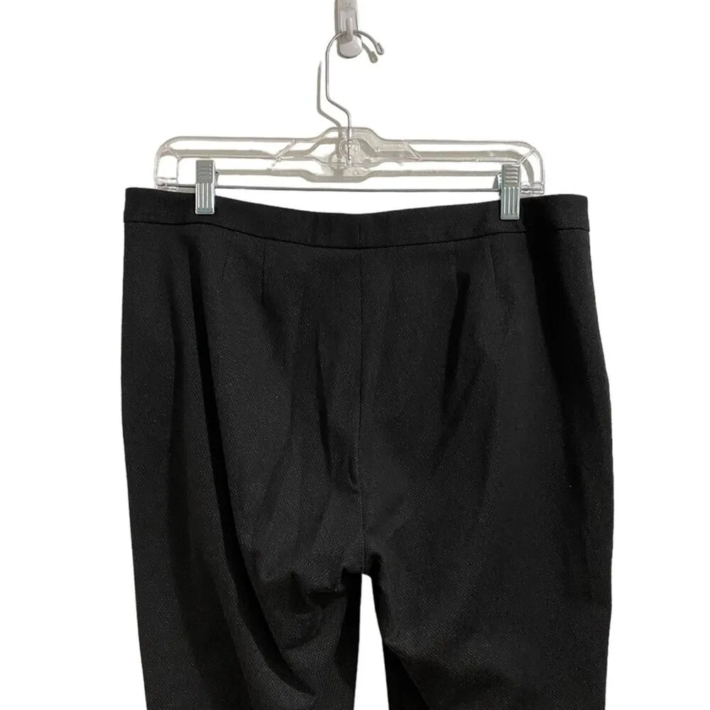Calvin Klein Black Textured Slacks Sz 10 - Image 7