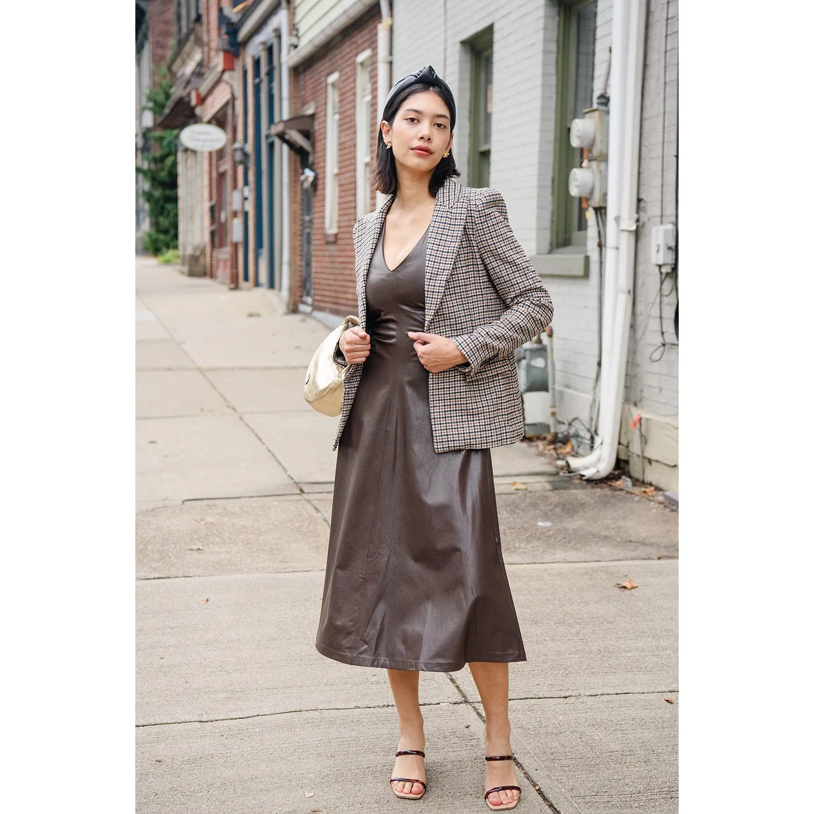 Amanda Uprichard Aldridge Houndstooth Blazer‎ Size Medium - Image 2