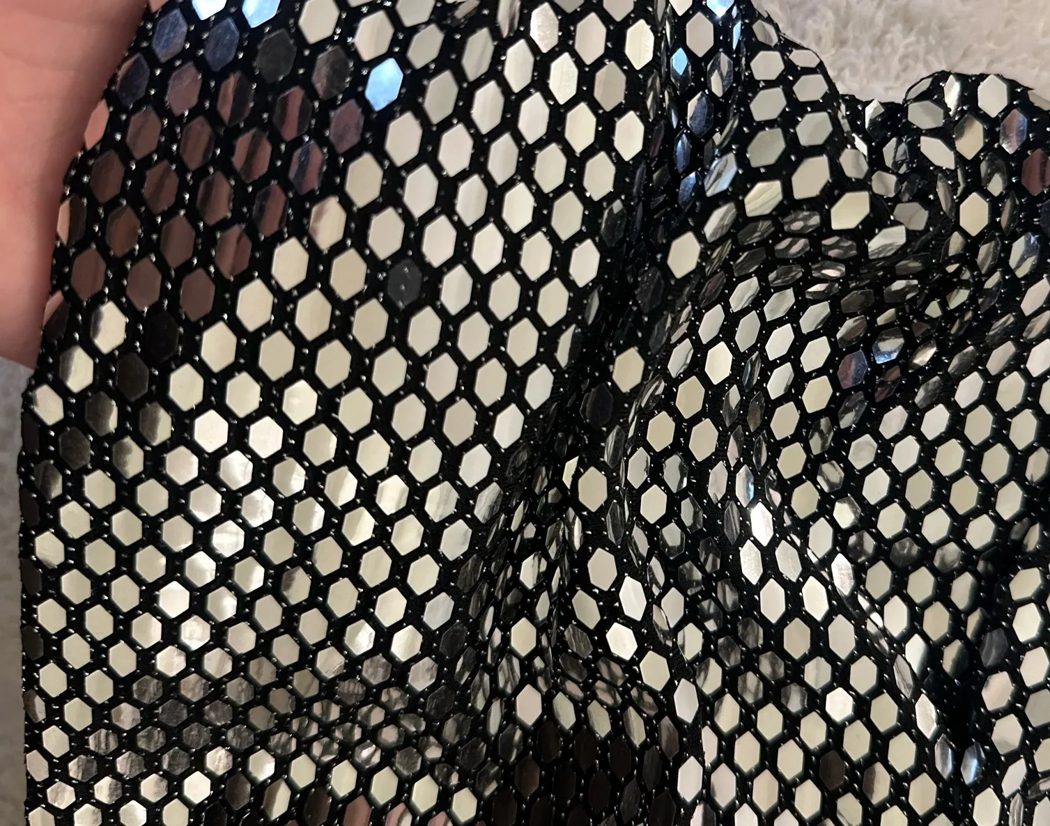 DO+BE Sequin One-Shoulder Mini Dress - Image 4