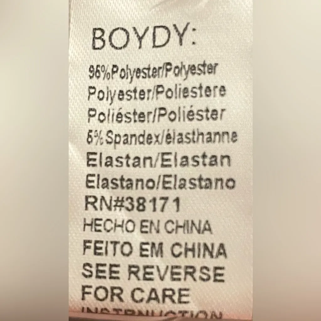 NYTT- Black and White Striped Blouse Size L - Image 7