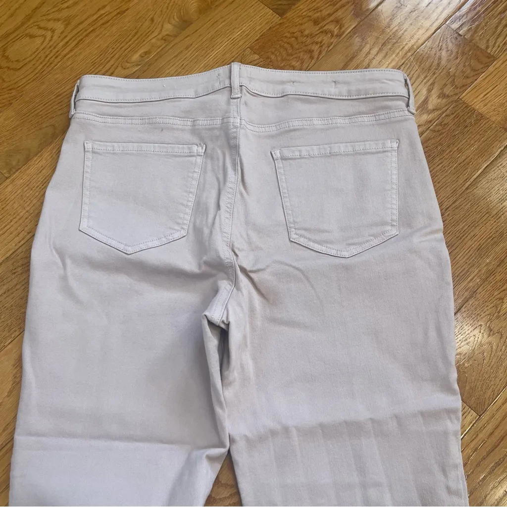 NYDJ Sheri Slim Ankle Cigarette Jeans Lift Tuck Technology Size 10 Pink/Blush - Image 10