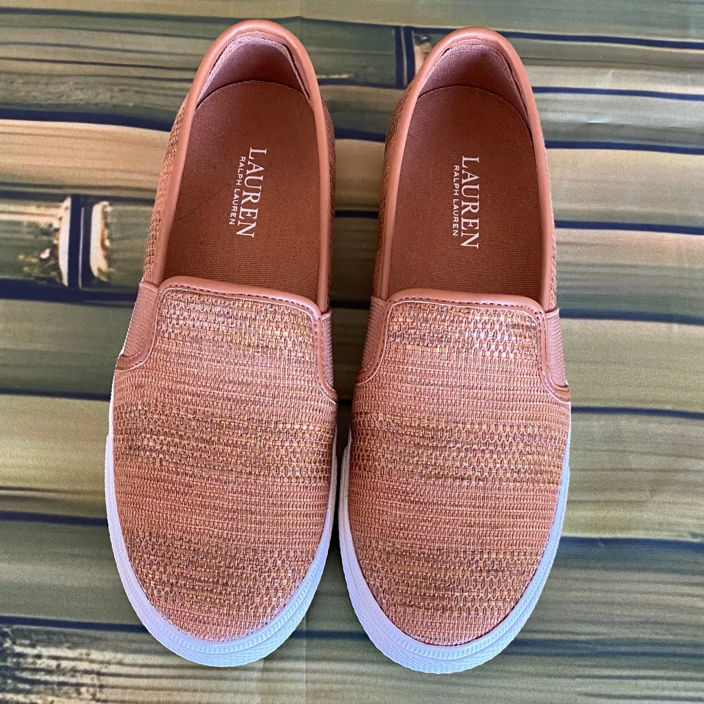 NWT Lauren Ralph Lauren
Women's Jinny Slip-On Sneakers - Image 5