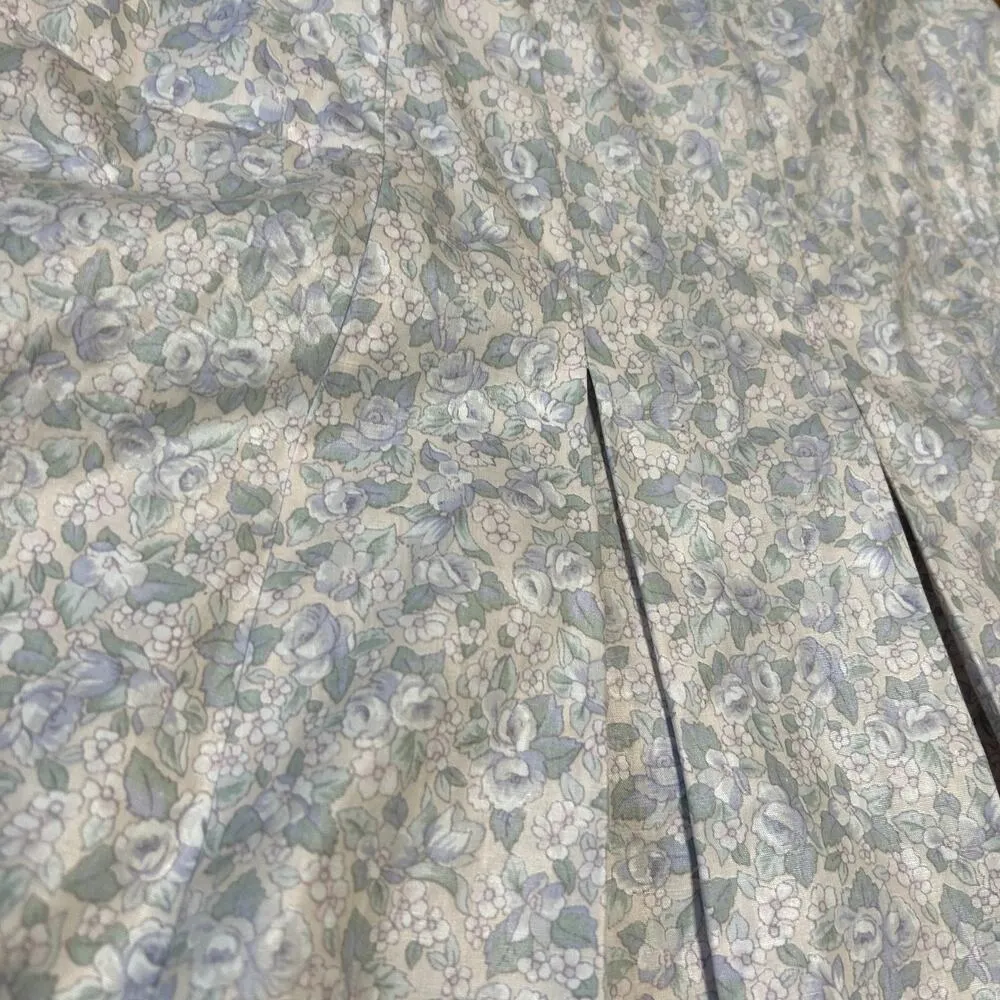 Gunne Sax Jessica McClintock Vintage Maxi Skirt Floral Bows Size 9 Prairie - Image 5