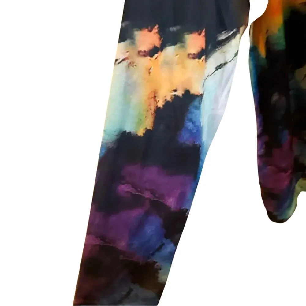 Barbiecore Rainbow Reverse Tie Dye Pullover Sweatshirt Size 2X New w/o Tag Pink - Image 6