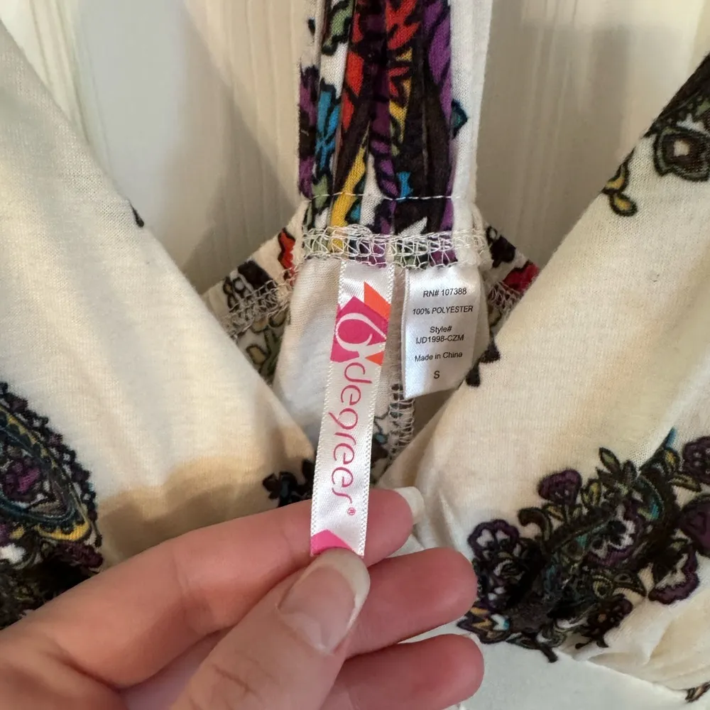 6 Degrees Multicolor Paisley Halter Dress - Image 2