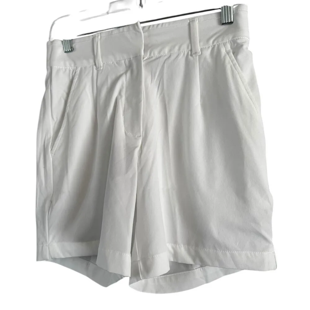 NWD Nike Standard Fit Women’s Dri Fit Victory 5” White Golf Shorts SZ XS - Image 4