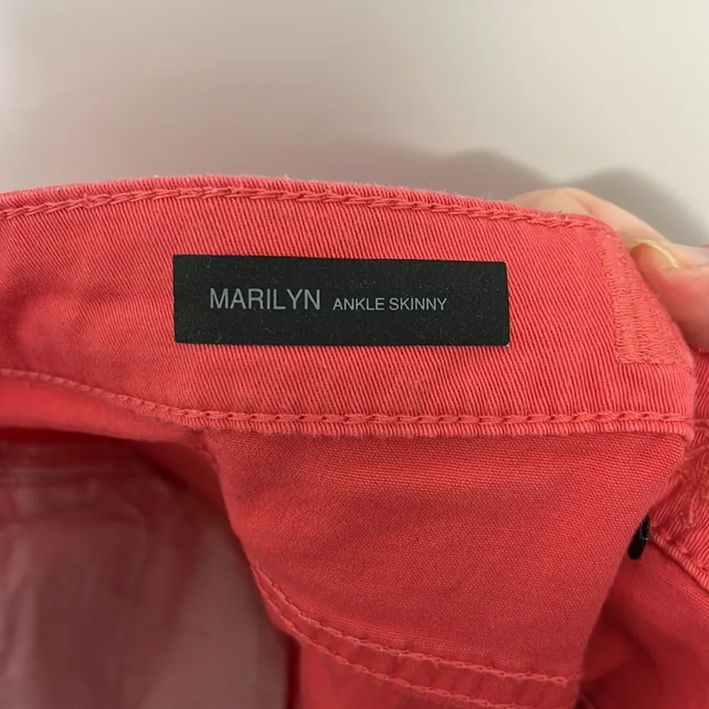 Kut from the Kloth Size 2 Coral Pink Marilyn Ankle Skinny Jeans - Image 10