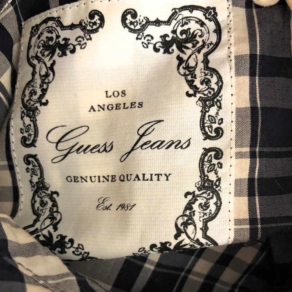 Guess Jeans Plaid Western Cut Shirt - Image 8