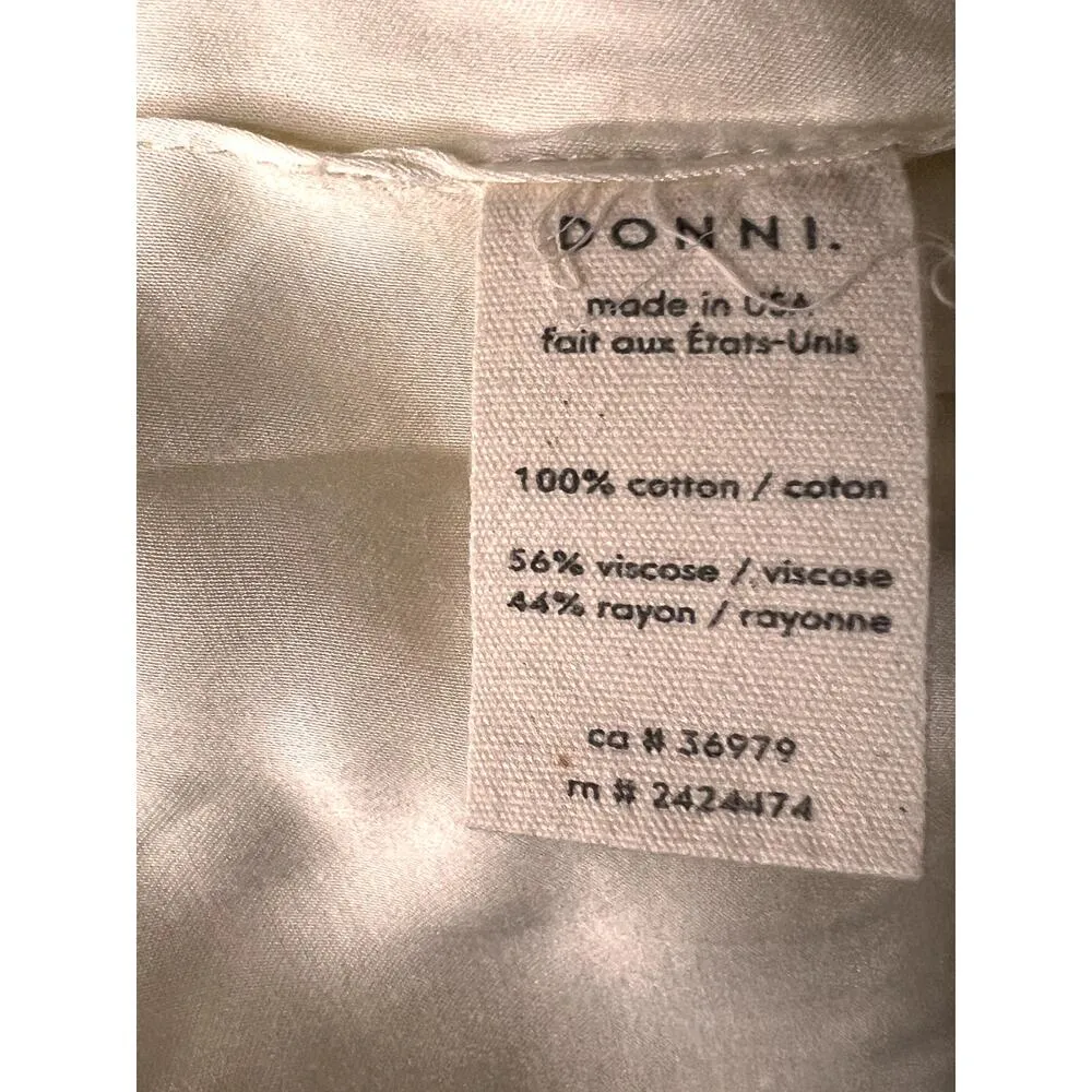 Donni womens size XXL crop vest cream incredibly soft lined quiet luxury - Image 7
