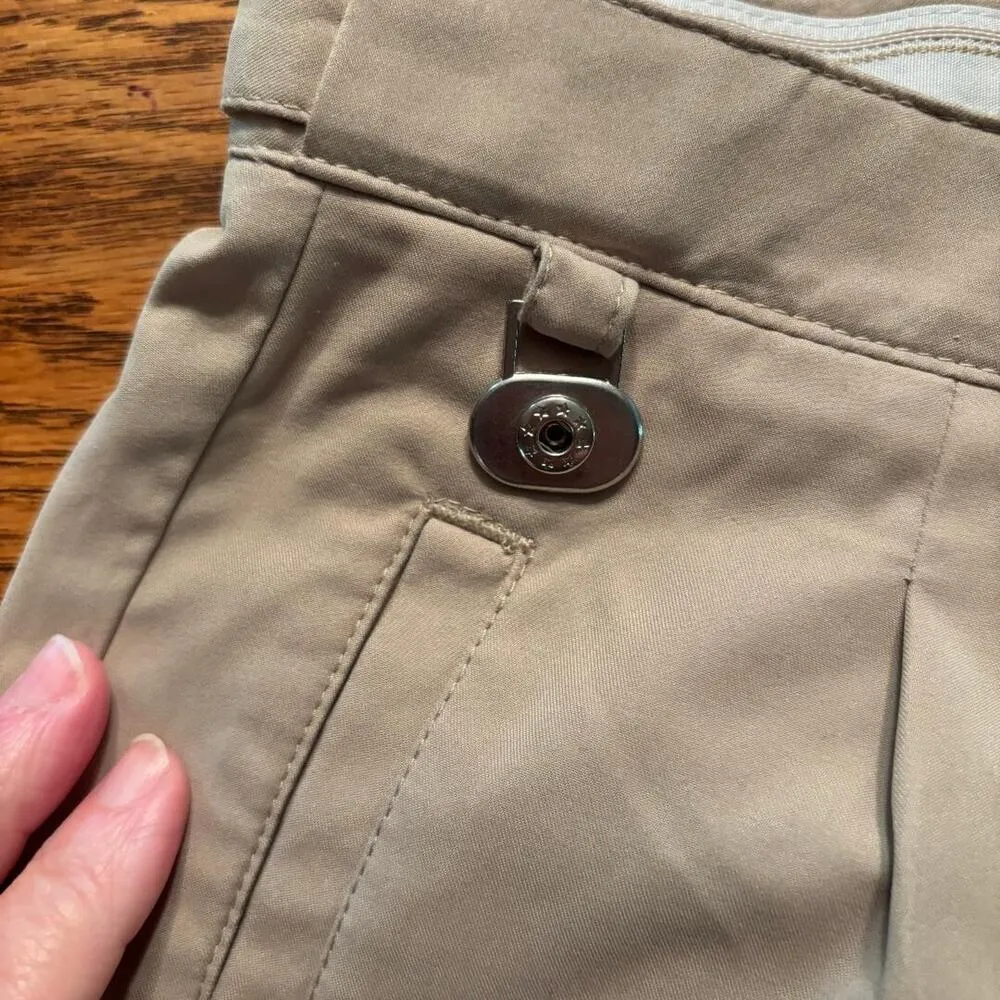 Liz Golf Khaki Shorts Women Size 14 Preppy Chic Activewear Casual - Image 6