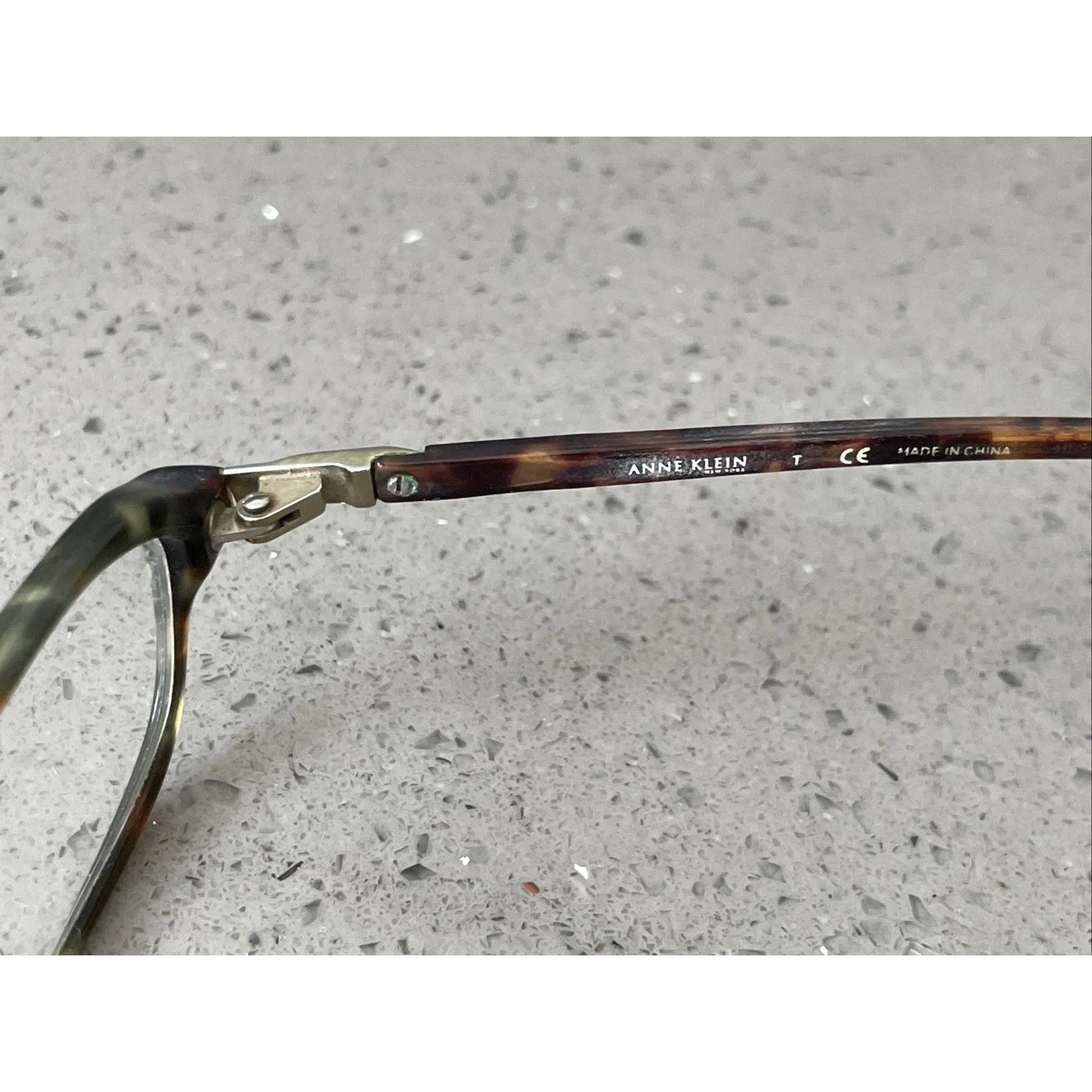 Anne Klein Eyeglasses Frames Only AK8021 K5171 Brown Oval Full Rim 49-17-135 - Image 6