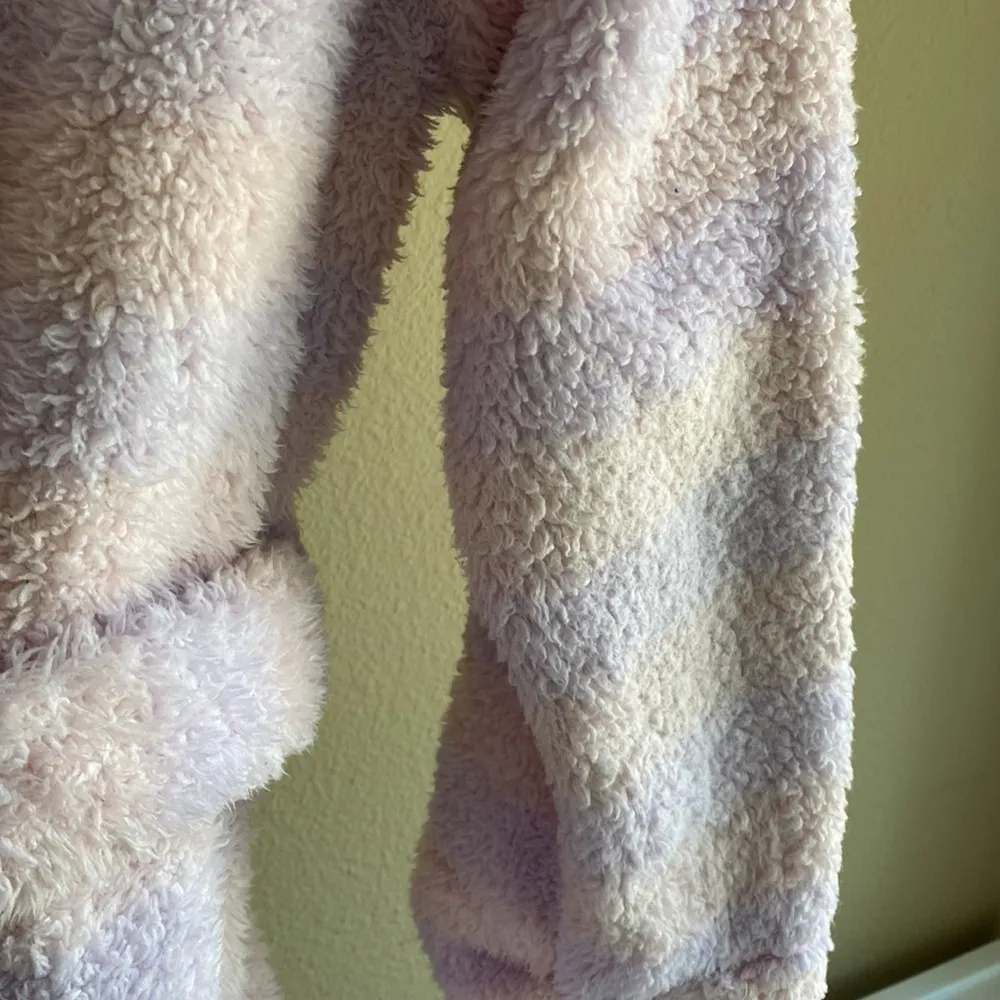 Fluffy cotton candy bath robe Alexander del rossa one size fitting Purple Size M - Image 6