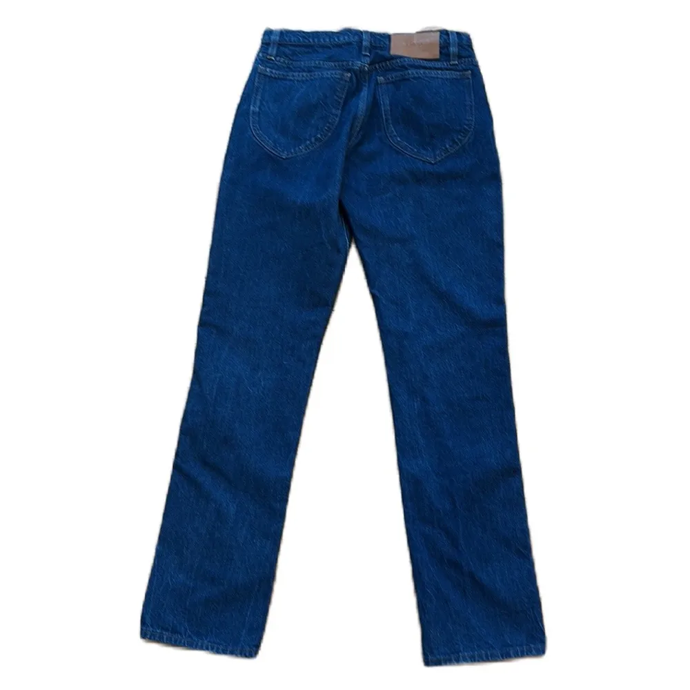 FRAME Le Italien High-Rise Straight Leg Jeans Vintage Blue Wash Size 27 DarkWash - Image 7