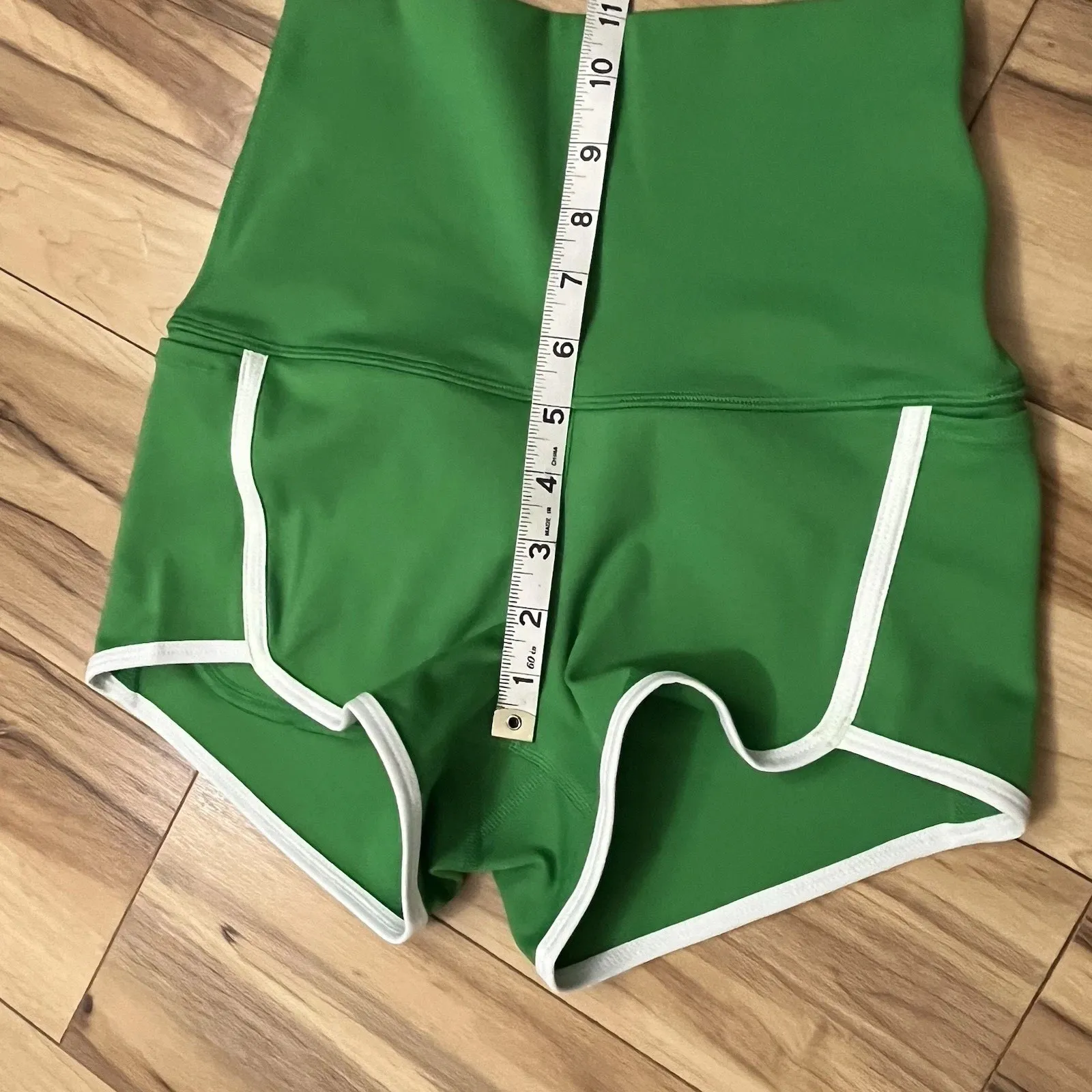 Free People Movement Island Time Short Sz XS Green Sheen Shorties 2.5" Inseam - Image 5