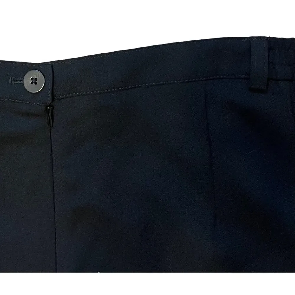 $500 VTG 80’s Jobis 44 14 Tweed Midi Skirt Power Suit Wool Blazer Jacket Blue - Image 6