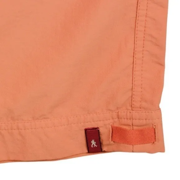 Royal Robbins Orange Nylon Utility Outdoor Hiking Crop Pants Women's Size 8 - Image 5