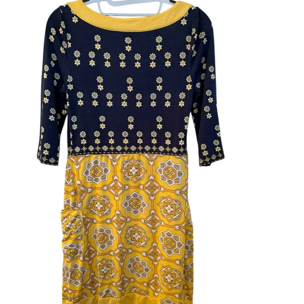 Juicy Couture Yellow and Blue Star Pattern Top - Image 3
