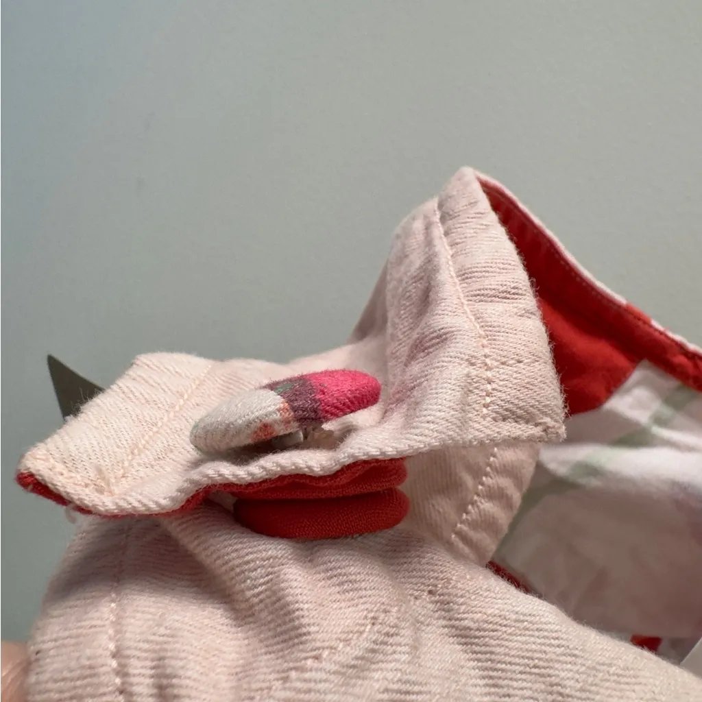 Anthropologie Maeve Floral Cropped Apron Halter Neck Crop Top Tank Sleeveless L - Image 10