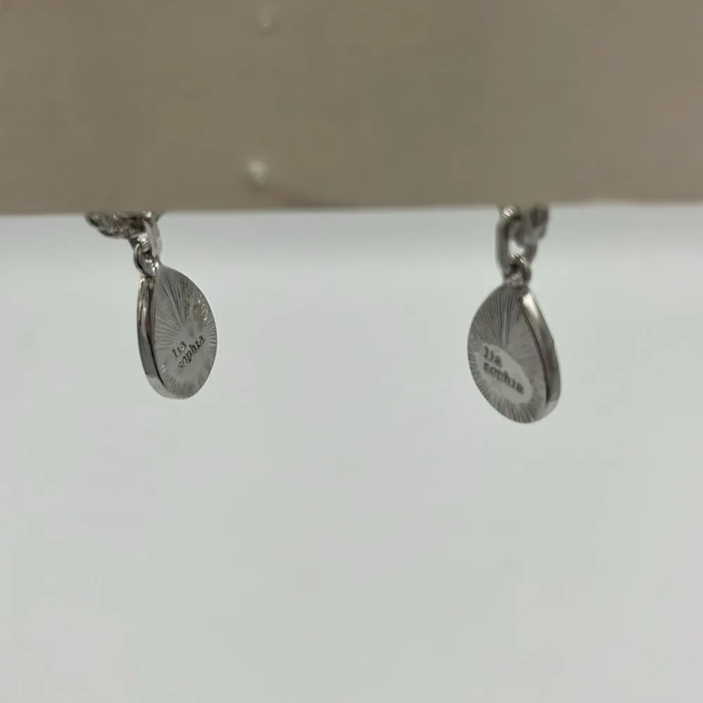 Lia Sophia Azure tear drop earrings - Image 3