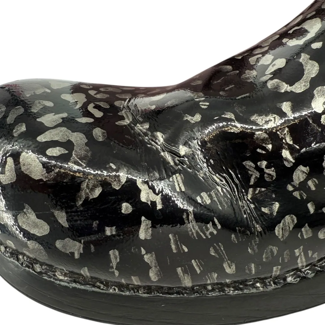 Dansko Women's Professional Pewter Leopard Clogs Shoes Size 12 (EU42) Work - Image 11