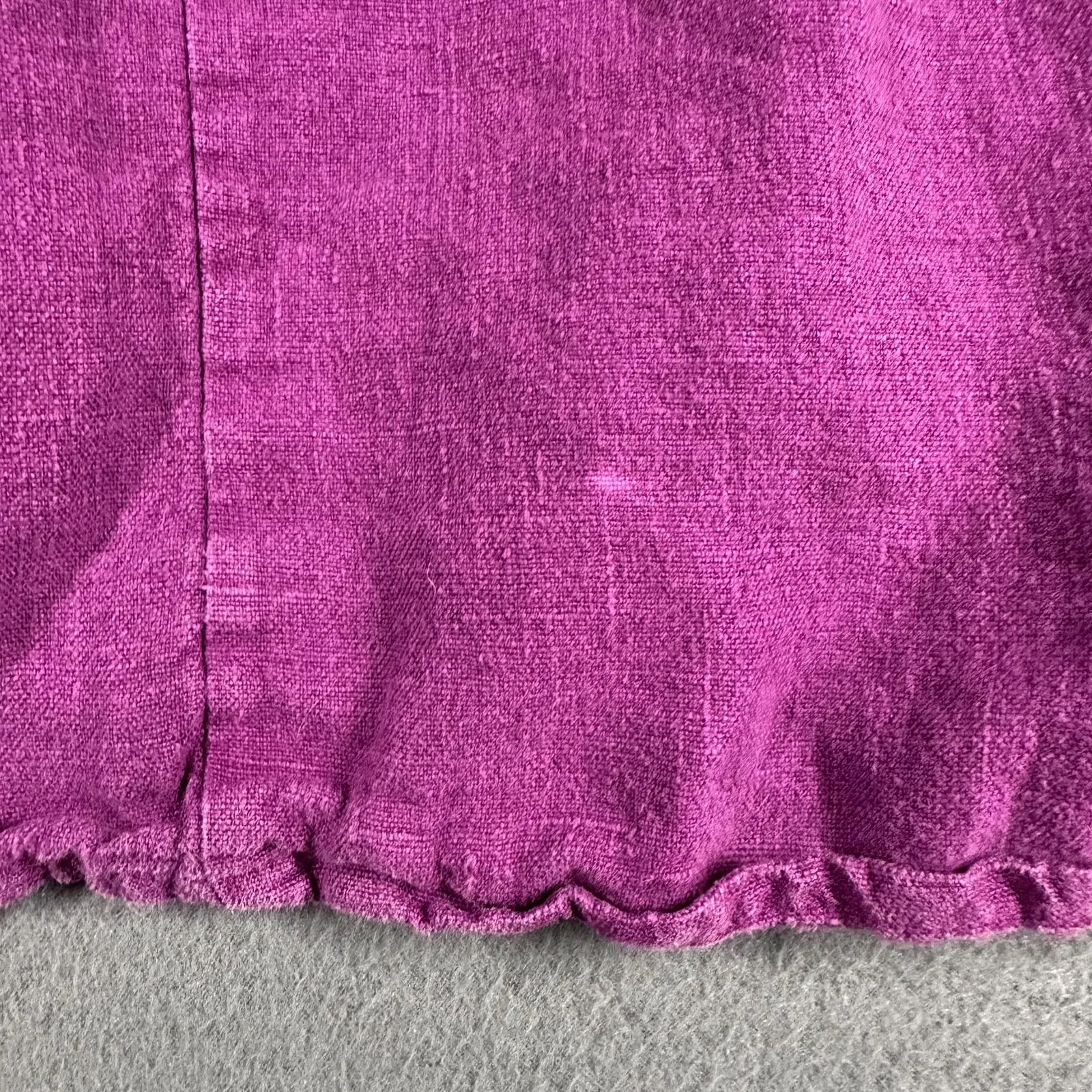 Bryn Walker Top Womens XL Purple 100% Linen 3/4 Sleeve Scoop Neck Tunic USA - Image 11