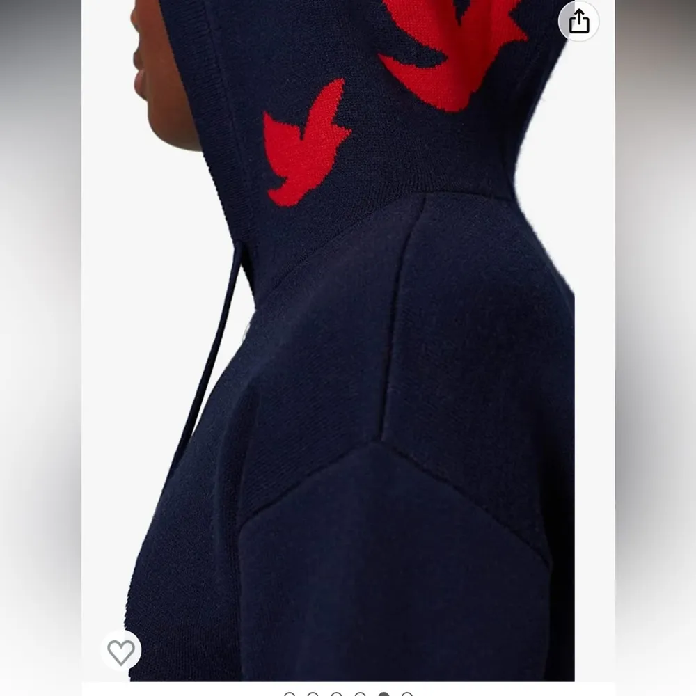 Victor Alfaro zip up sweatshirt. Size L. Blue Size L - Image 10