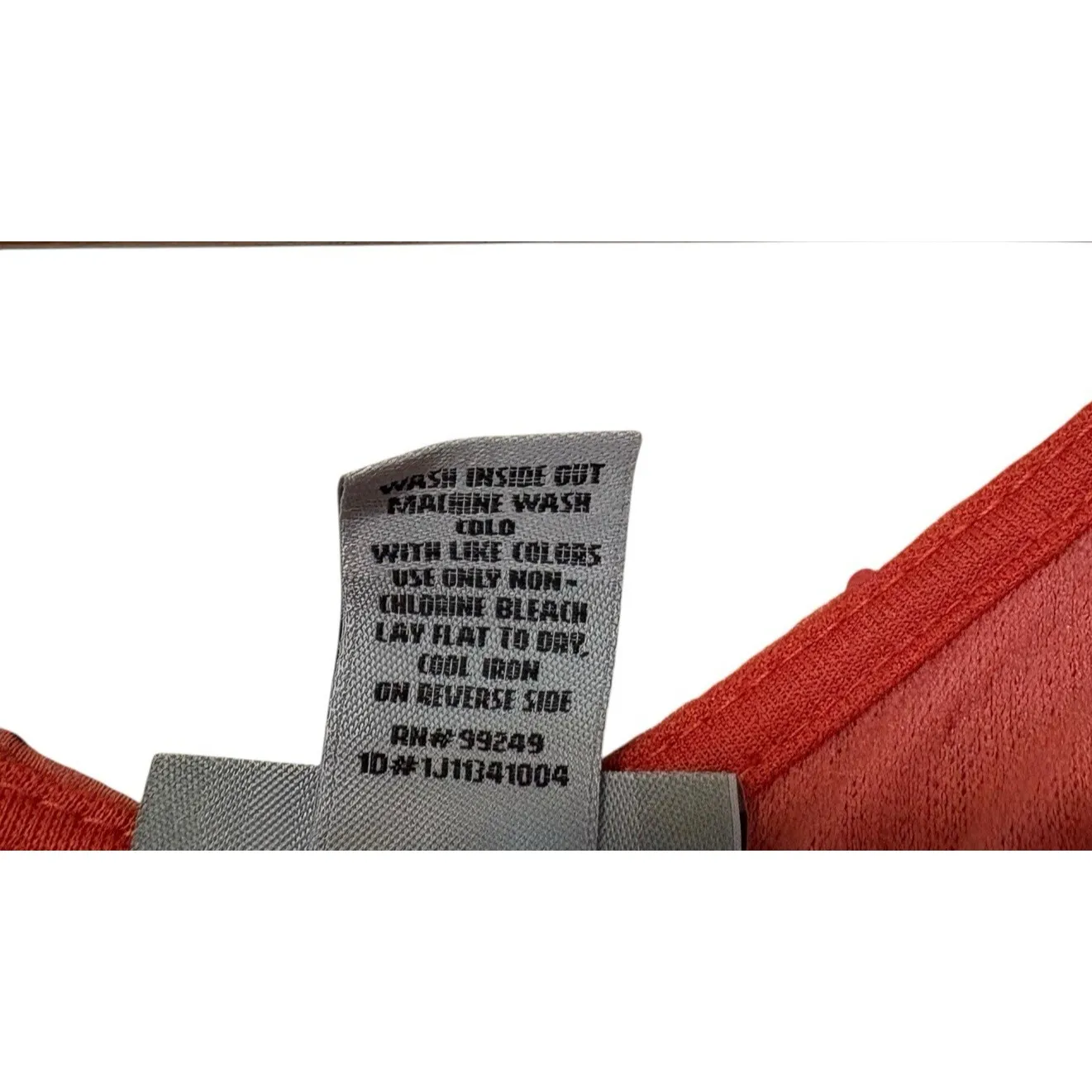 Catherines Womens Textured Sequin Top Orange Crinkle Knit Glam Shimmer Mature - Image 6