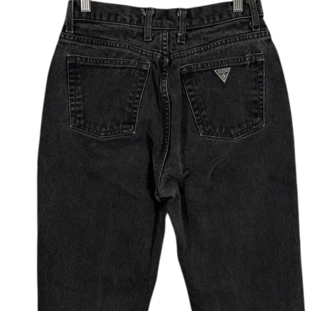 Vintage 90s Guess High Waist Tapered Leg Jeans Size 29 - Image 5