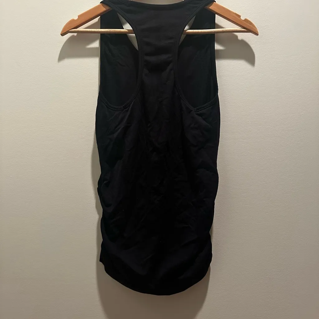 Athleta Black Ruched Sleeveless Tank Top - Image 2