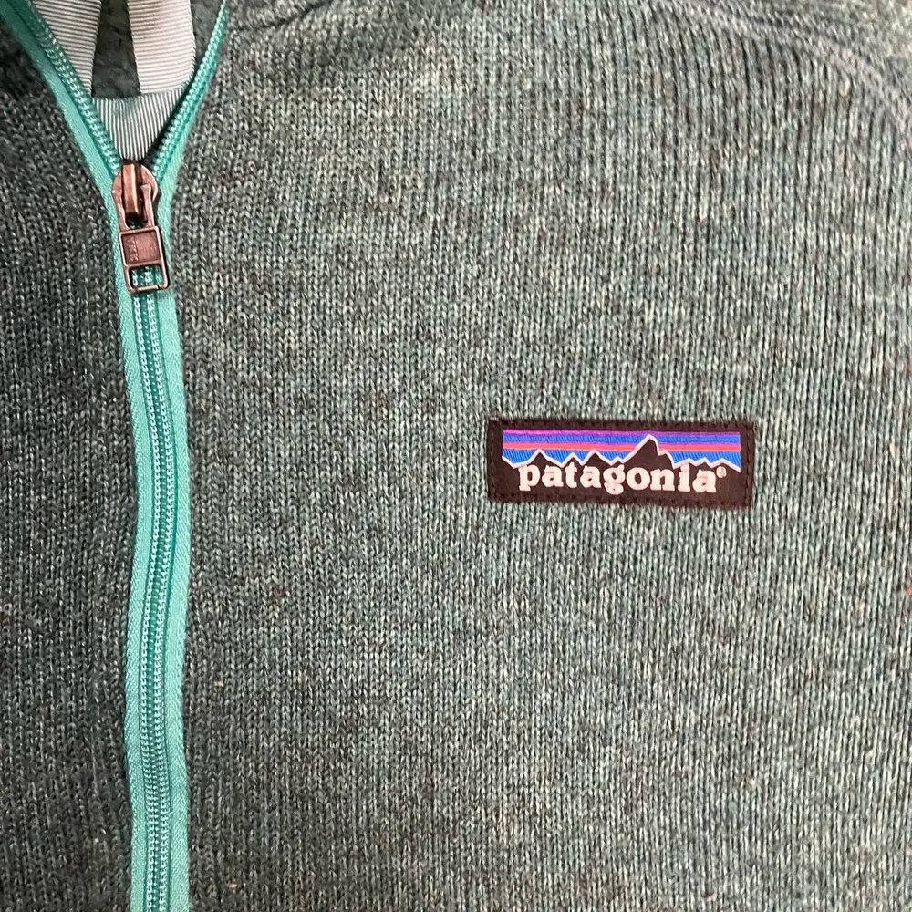 Patagonia XS Womens Better Sweater Quarter Zip Pullover Mogul Blue - Image 3