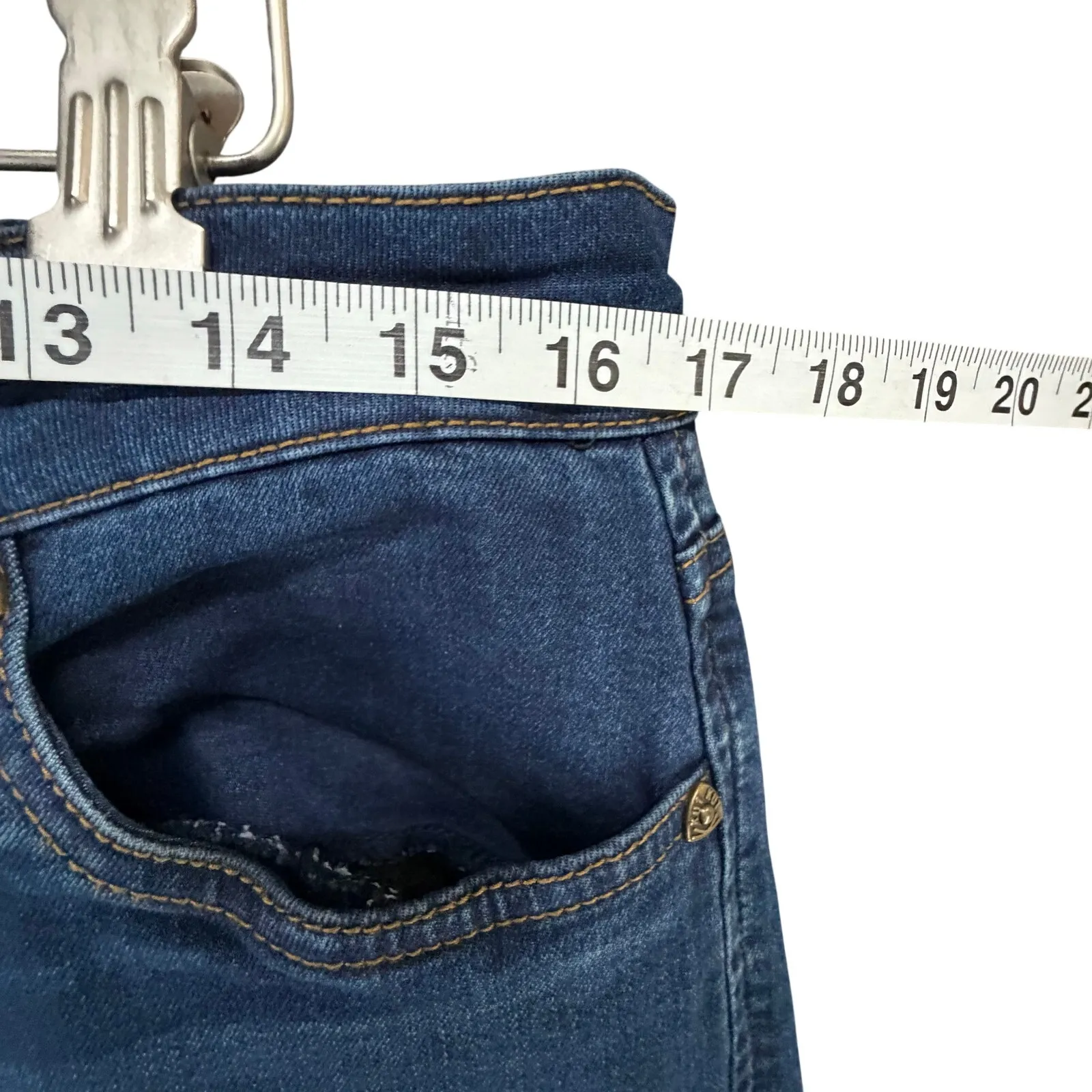 KUT from the Kloth Meryl Boot Cut Jeans Womens 10 Blue High Rise 90s Revival - Image 6