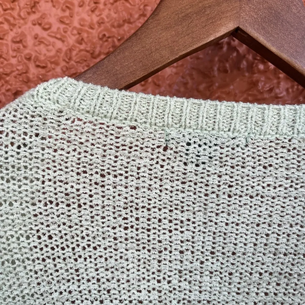 Women's Long Sleeve Open Front Lightweight Cardigan Wild Fable Green Size Medium - Image 5