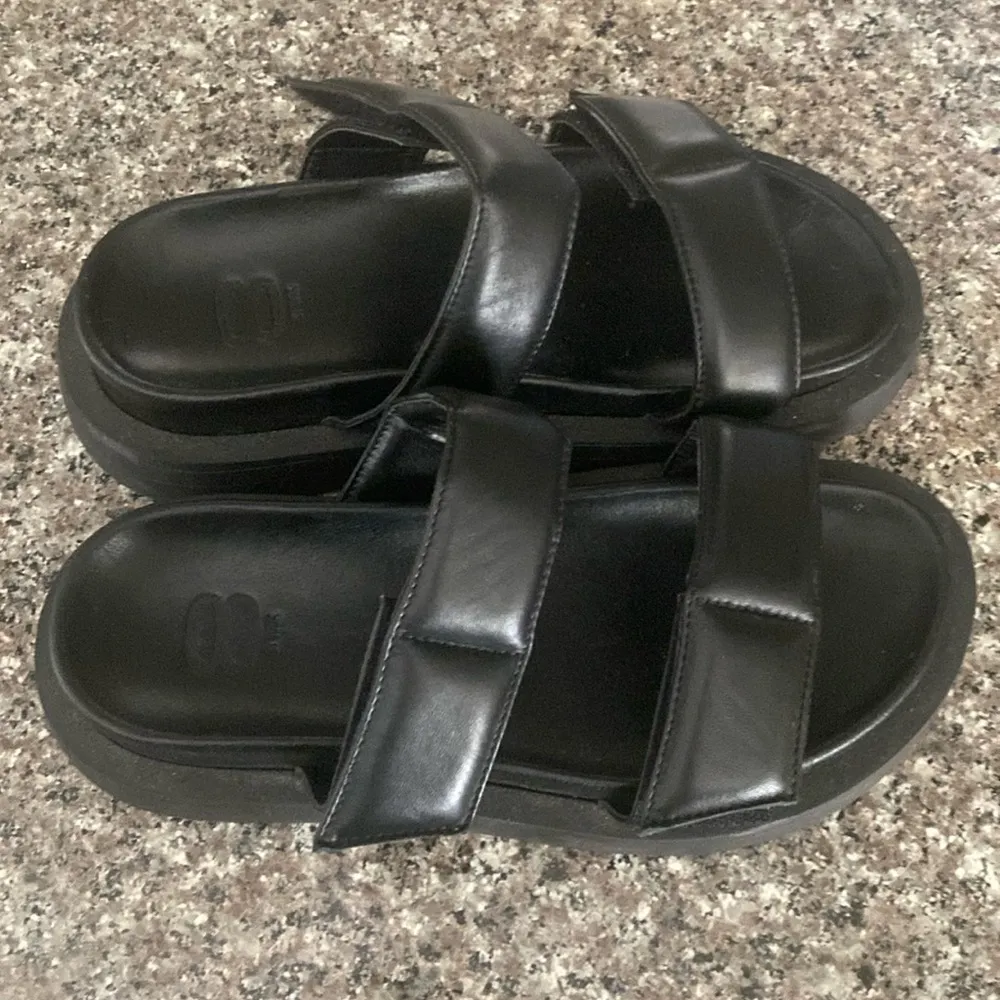 8 by YOOX LEATHER PLATFOM SANDALS size 6 - Image 4
